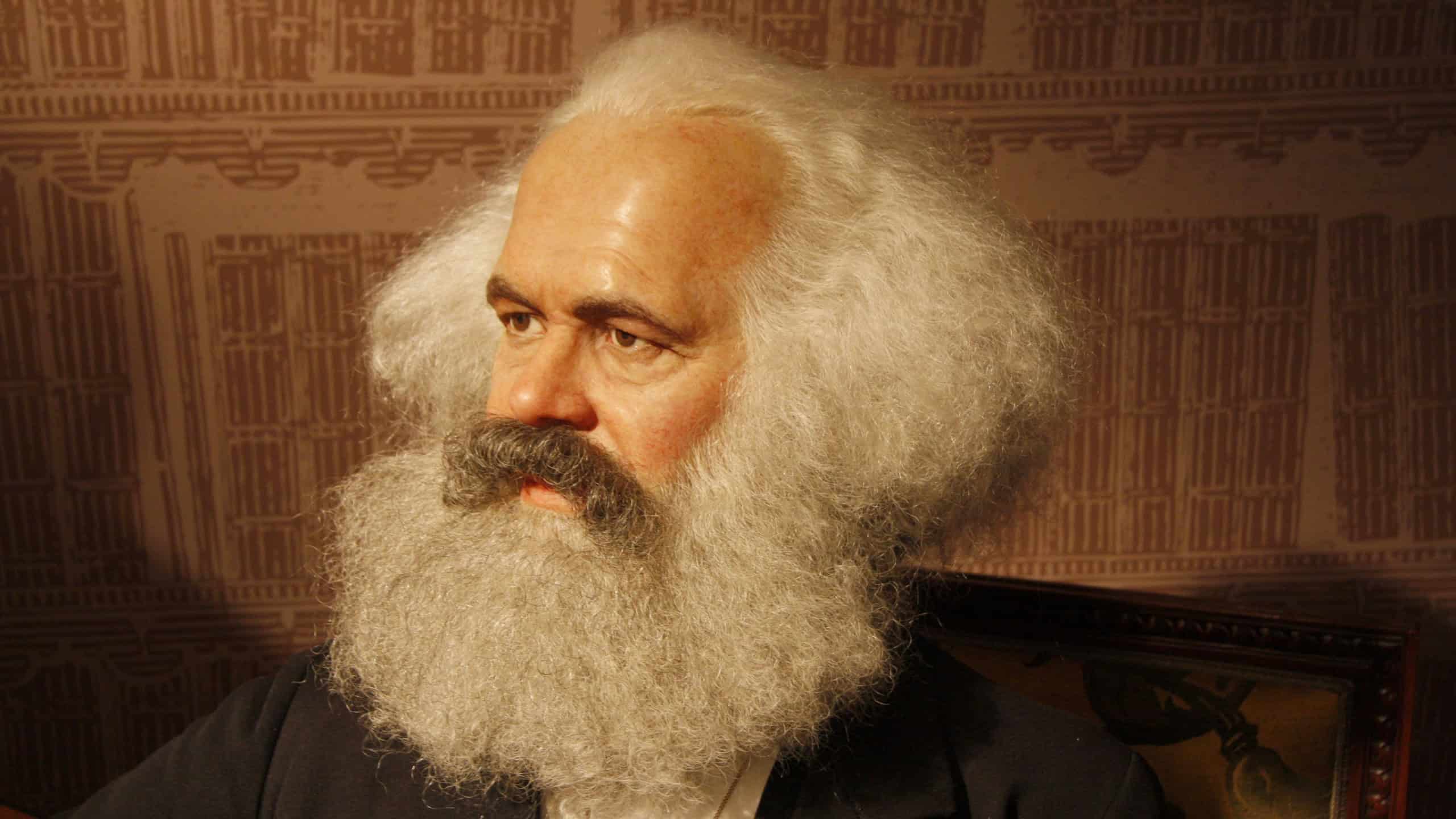 BERLIN: the wax figure of Karl Marx - official opening of the waxworks "Madame Tussauds Berlin, Unter den Linden, Berlin.