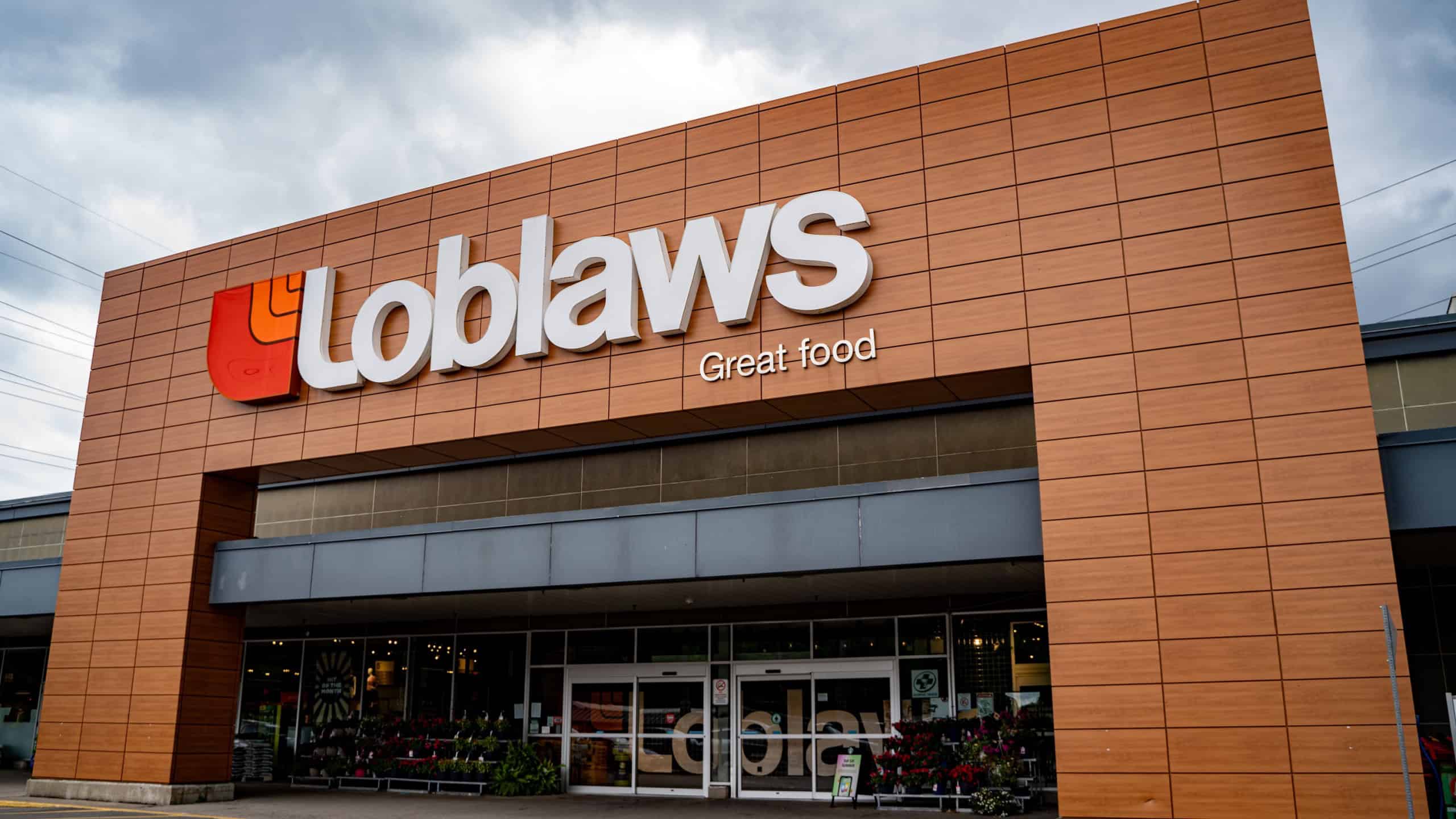 Loblaws sign in Toronto. Loblaws is a Canadian supermarket chain. Toronto, Canada - July 17, 2024.