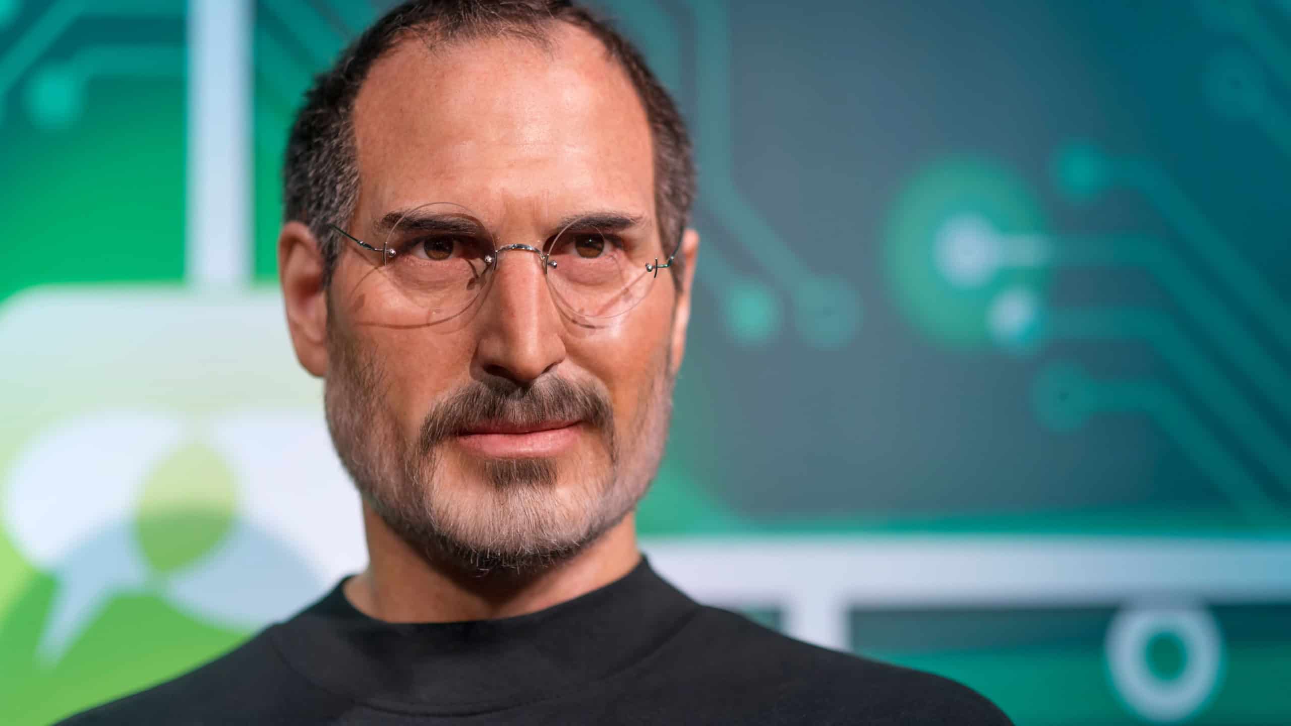 Wax sculpture of Steve Jobs at Madame Tussauds Istanbul. Steve Jobs who died on October 5, 2011 was the CEO and co-founder of Apple Inc