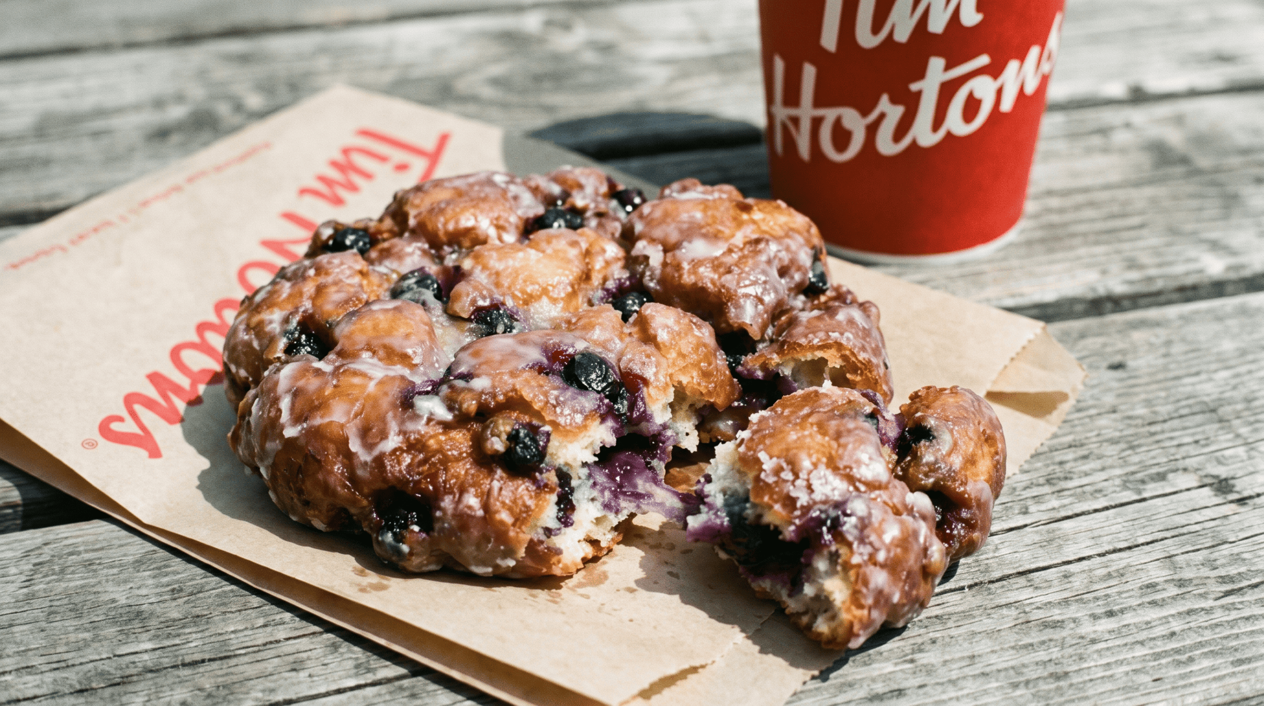 Blueberry fritter