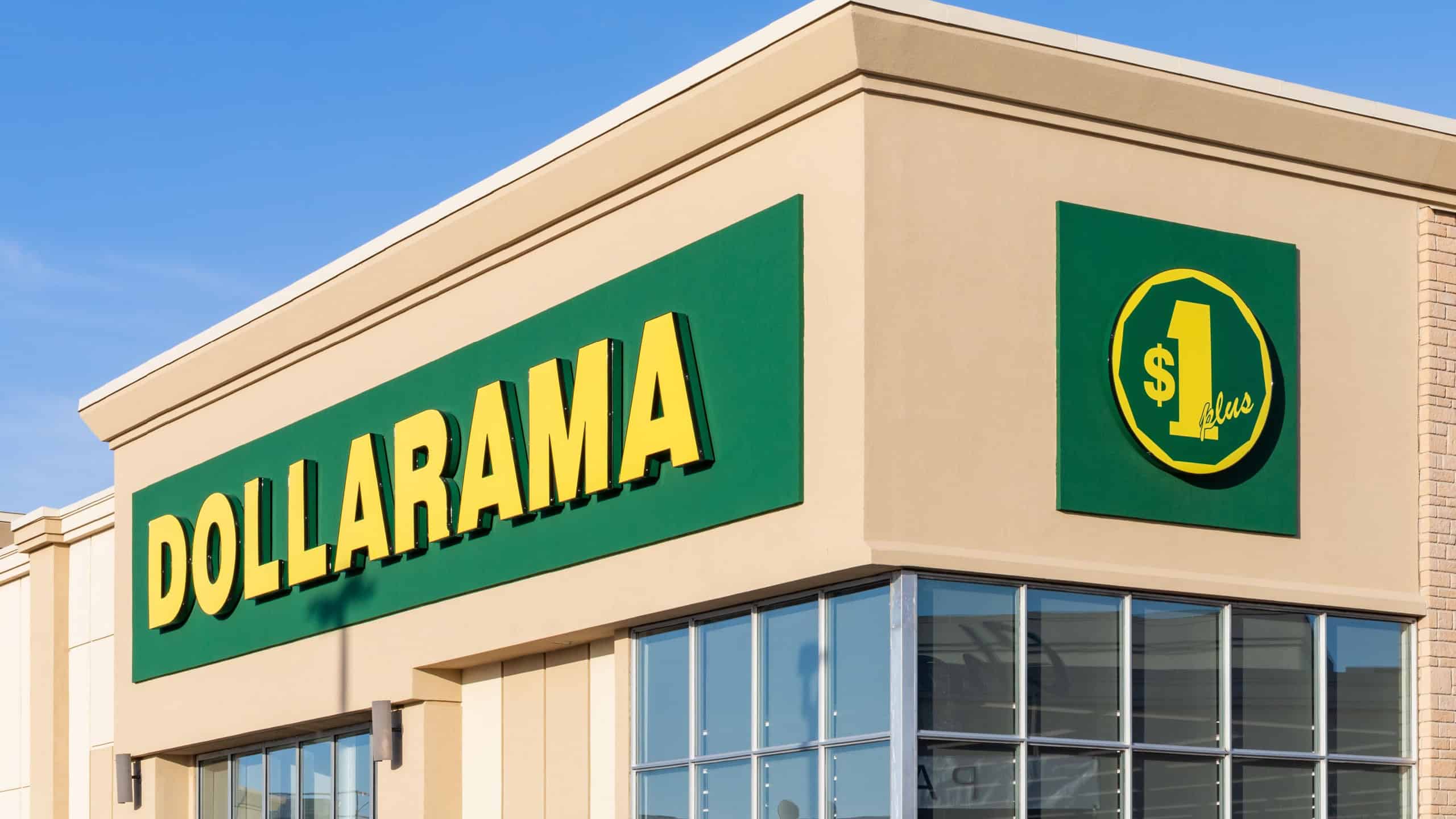 Ottawa, Canada - March 19, 2021: Dollarama, popular dollar store retail chain in Canada