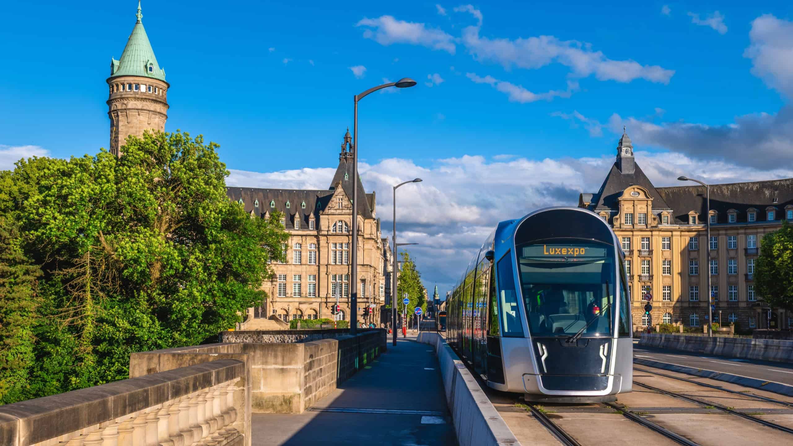 Clock tower and Adolphe bridge are the landmarks of Luxembourg located in Luxembourg city