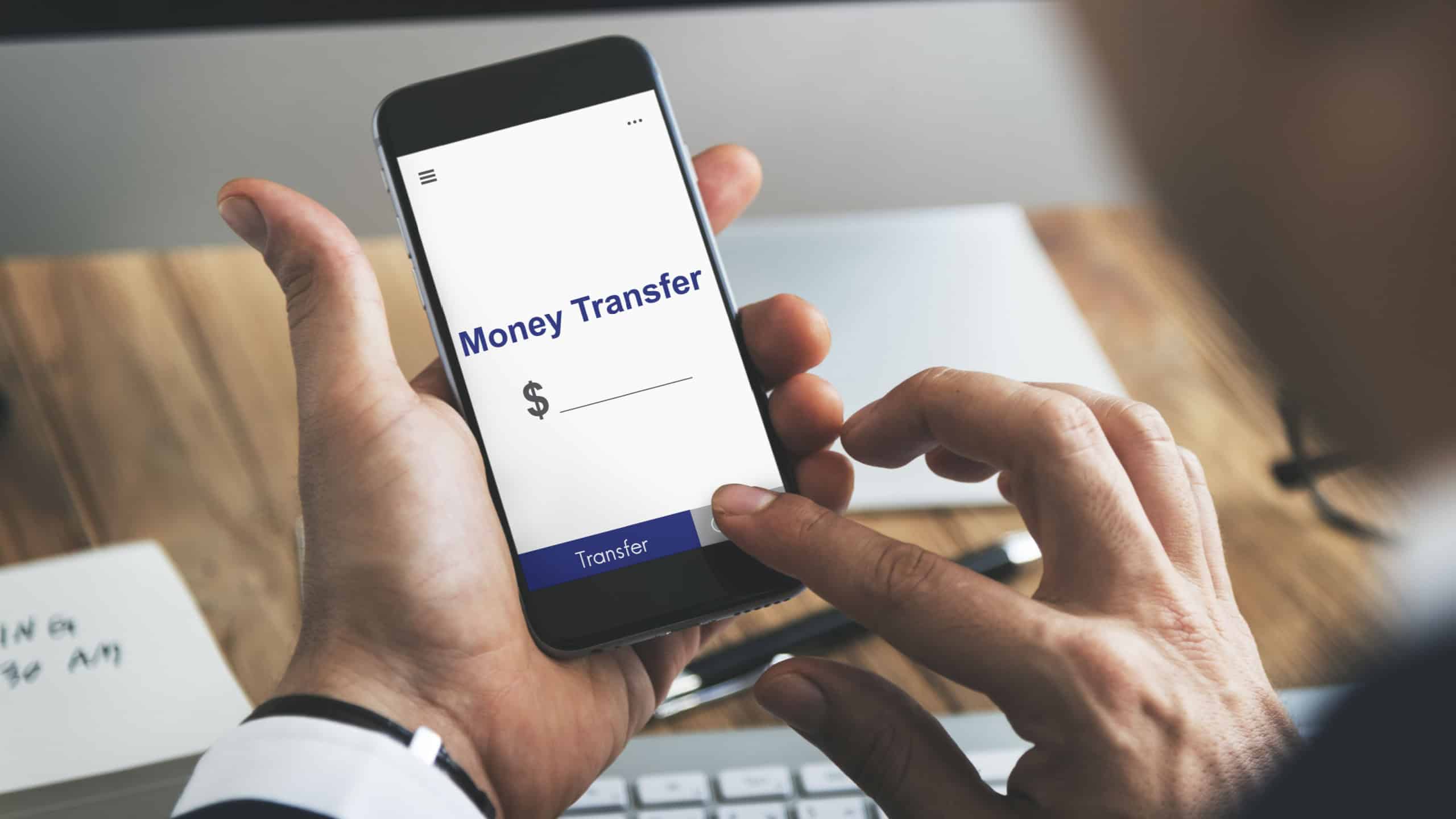 Online Money Transfer Interface Concept