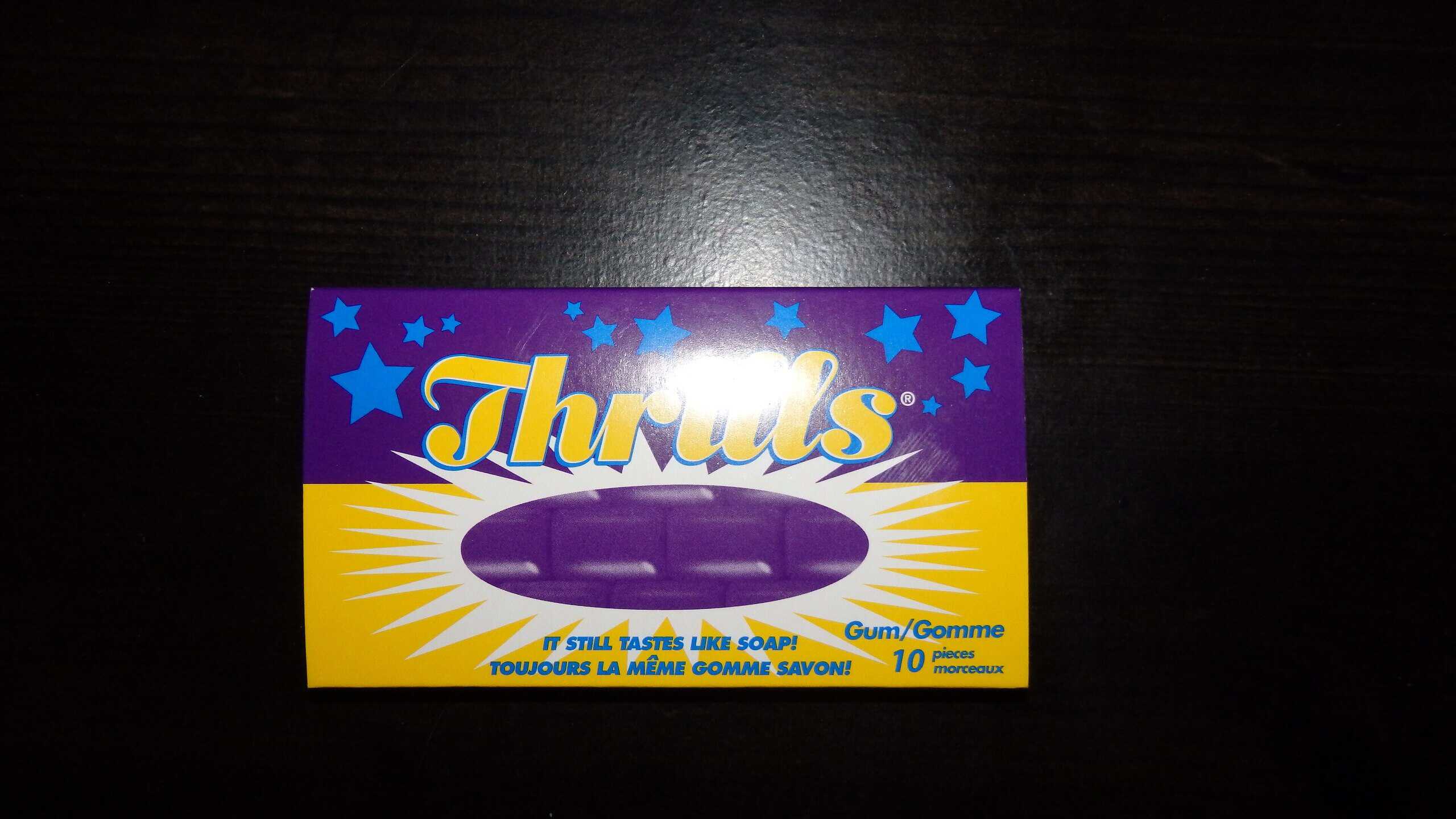 Thrills chewing gum