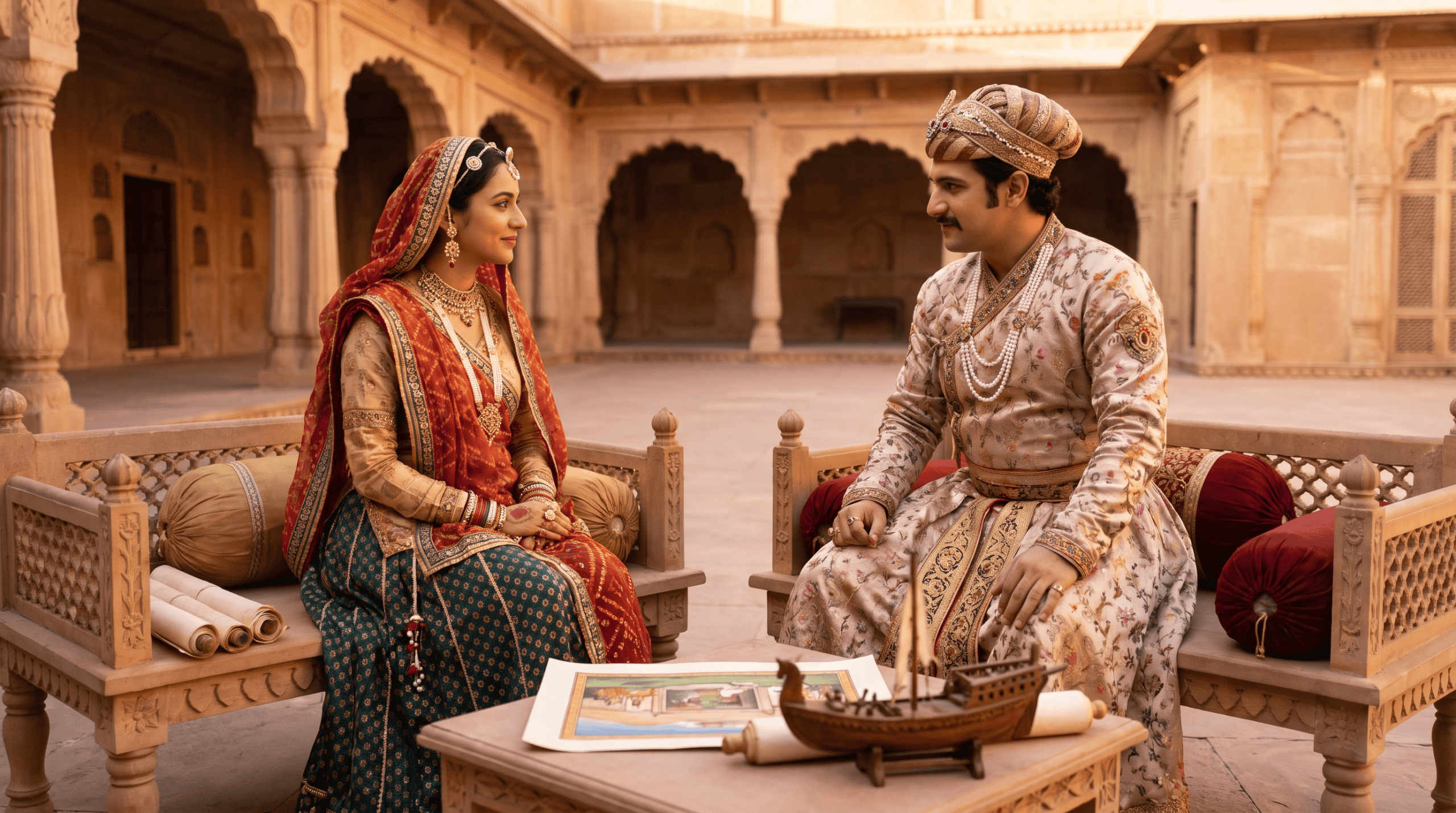 Akbar and Mariam-uz-Zamani